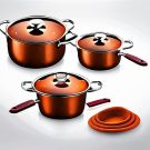 Stainless Steel Cookware Set (10-piece) - Plus