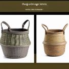 Woven Storage Baskets (Set of 3) - Classic