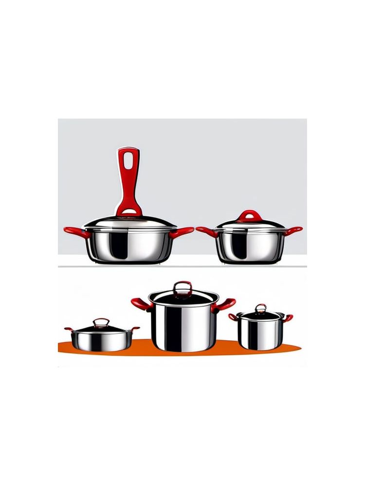 Stainless Steel Cookware Set (10-piece)
