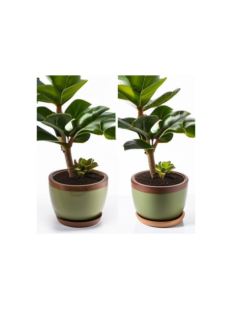 Indoor Fiddle Leaf Fig Planter Set