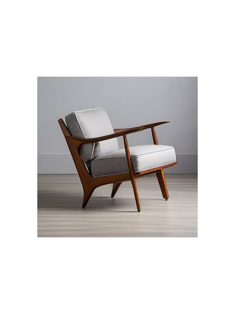 Mid-Century Accent Chair - Compact