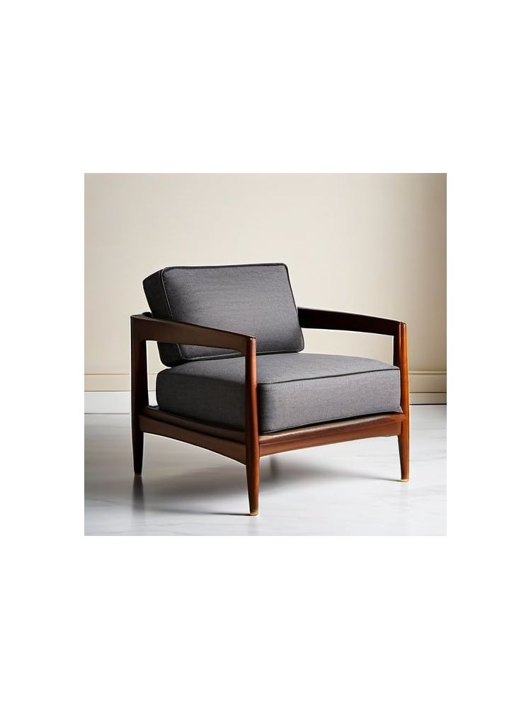 Mid-Century Accent Chair - Compact