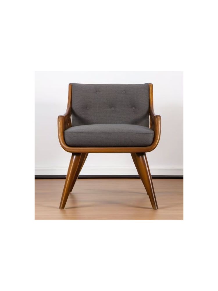Mid-Century Accent Chair - Compact