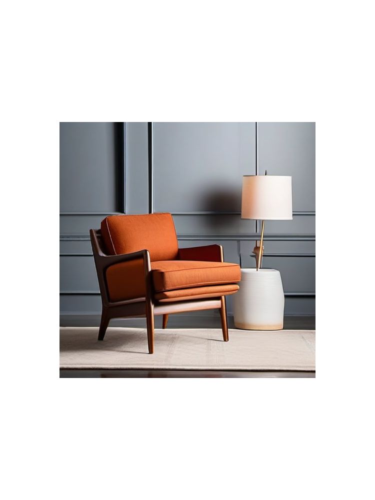 Mid-Century Accent Chair - Premium