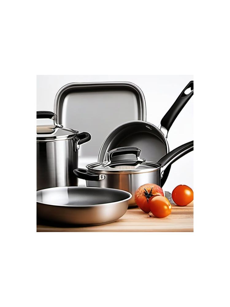 Stainless Steel Cookware Set (10-piece) - Pro