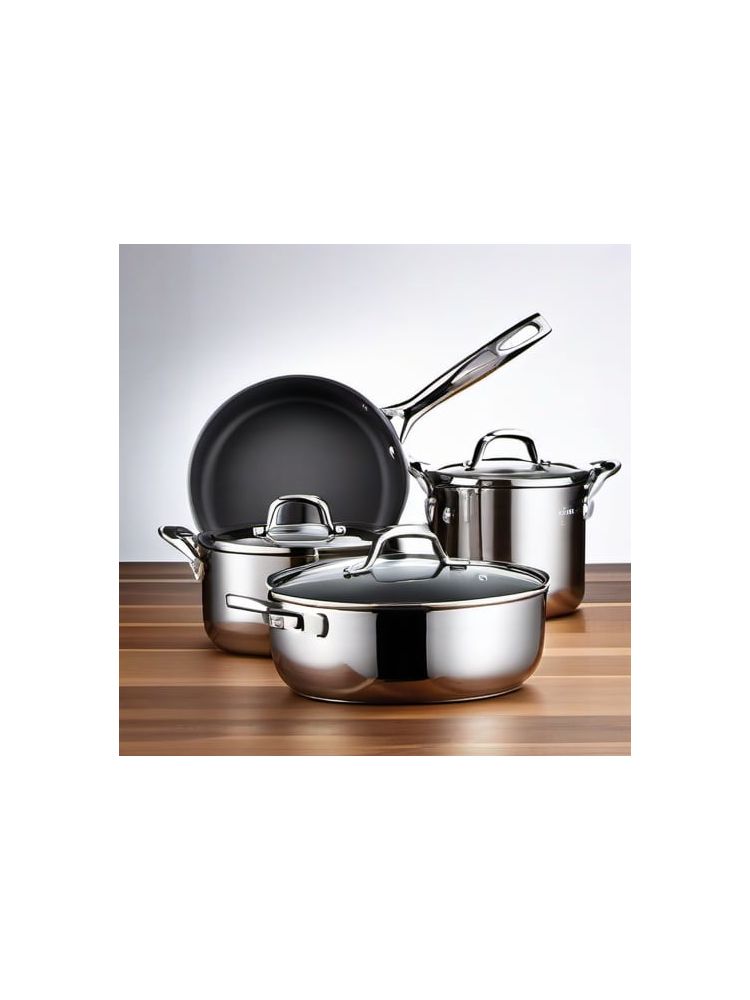 Stainless Steel Cookware Set (10-piece) - Pro