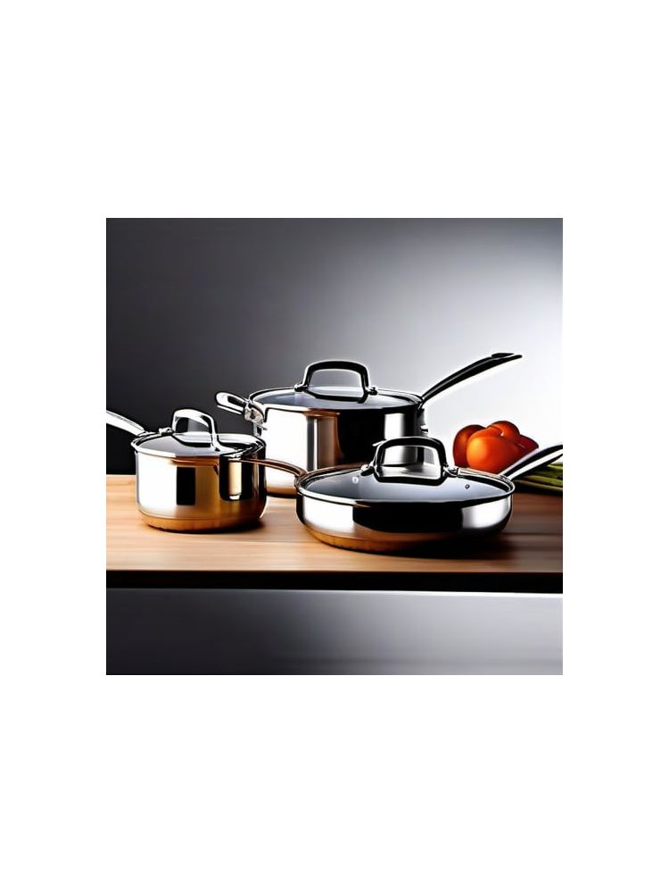 Stainless Steel Cookware Set (10-piece) - Lite