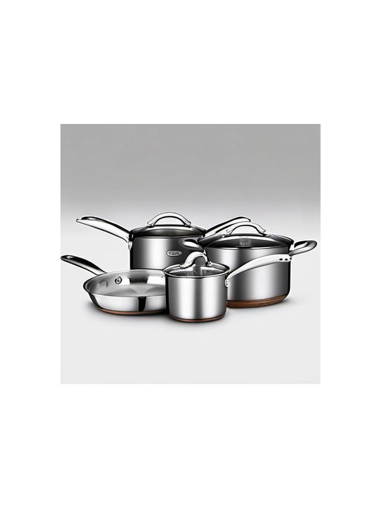 Stainless Steel Cookware Set (10-piece) - Lite