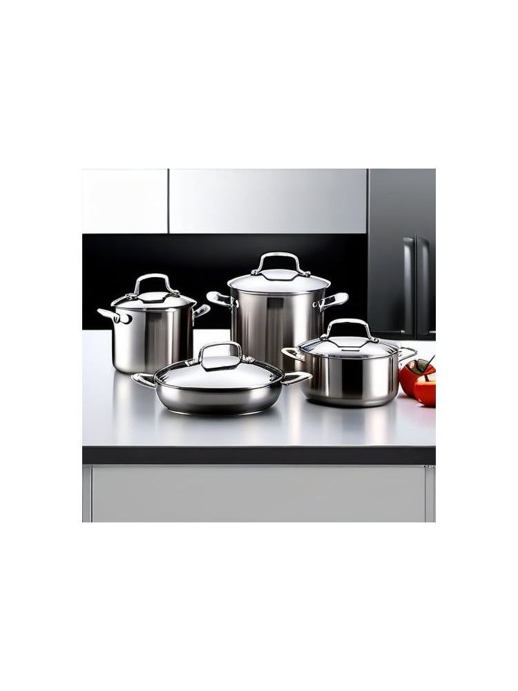 Stainless Steel Cookware Set (10-piece) - Lite