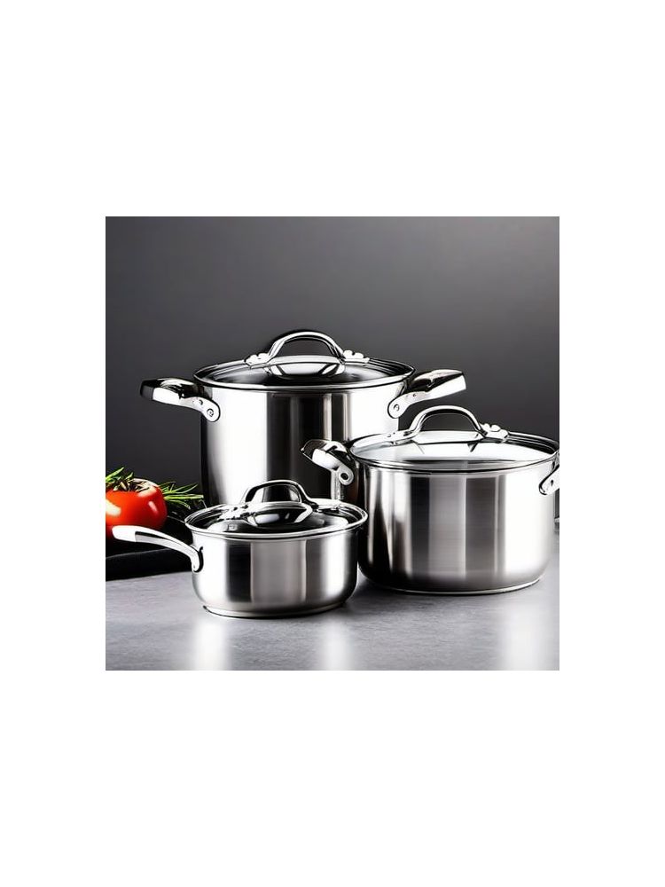Stainless Steel Cookware Set (10-piece) - Classic