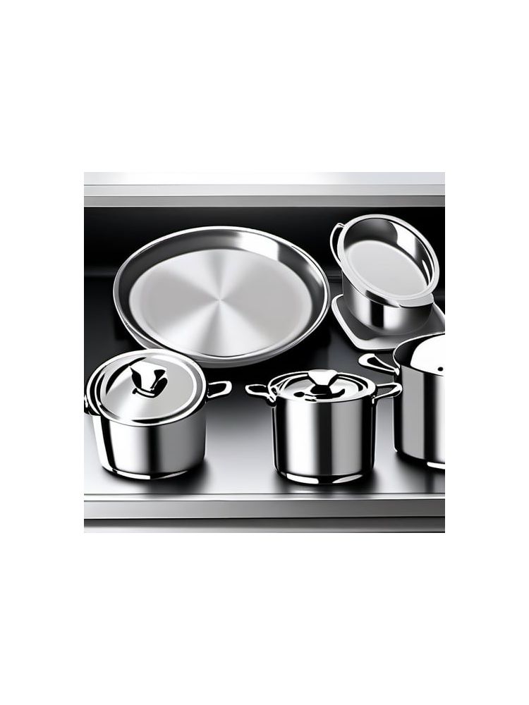 Stainless Steel Cookware Set (10-piece) - Essential