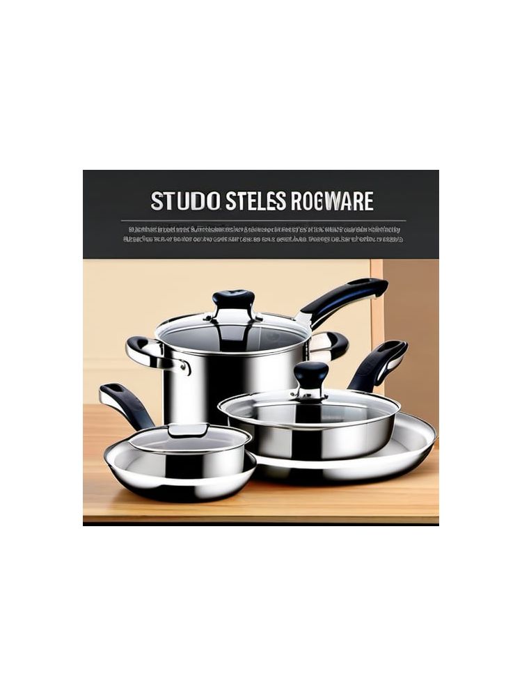 Stainless Steel Cookware Set (10-piece) - Compact