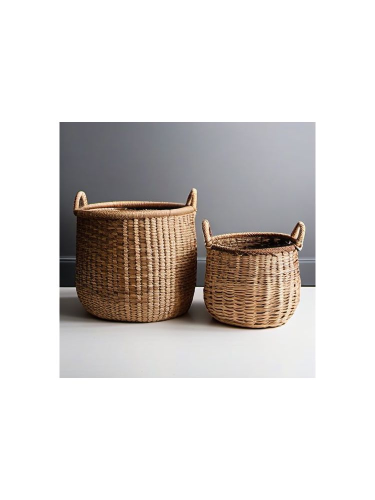 Woven Storage Baskets (Set of 3) - Lite