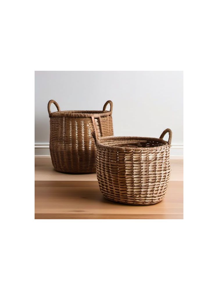 Woven Storage Baskets (Set of 3) - Lite