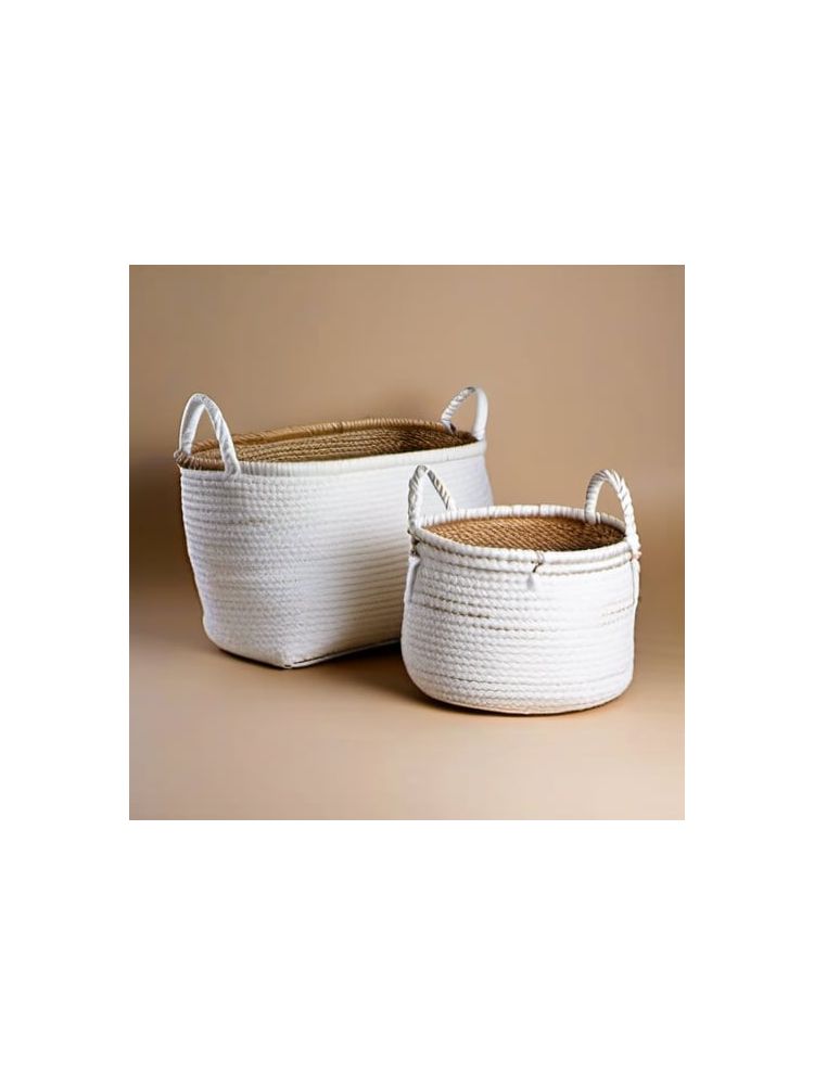 Woven Storage Baskets (Set of 3) - Deluxe