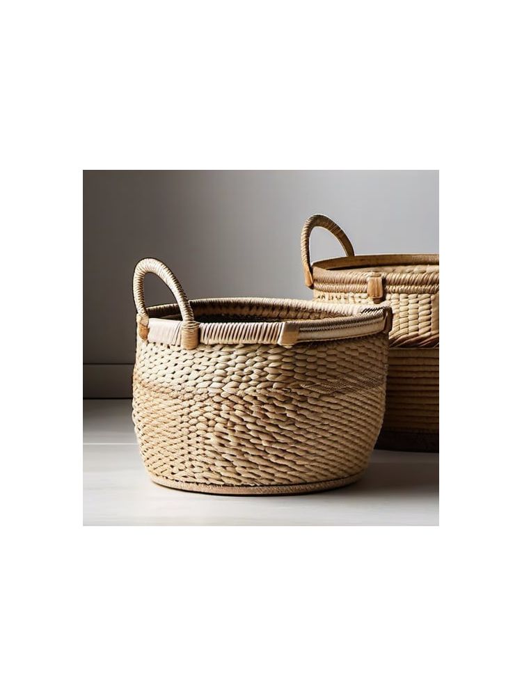 Woven Storage Baskets (Set of 3) - Deluxe
