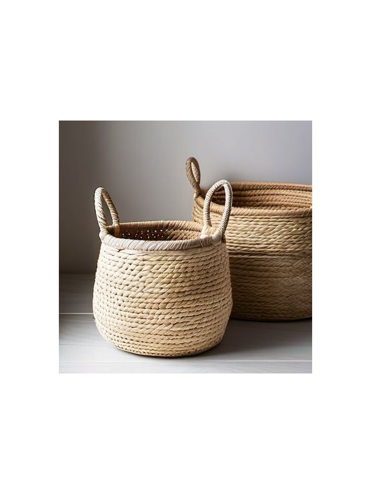 Woven Storage Baskets (Set of 3) - Deluxe