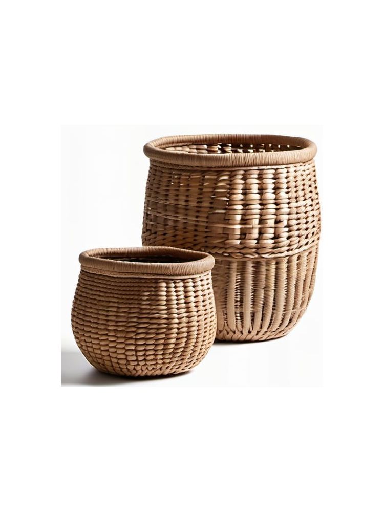 Woven Storage Baskets (Set of 3) - Compact
