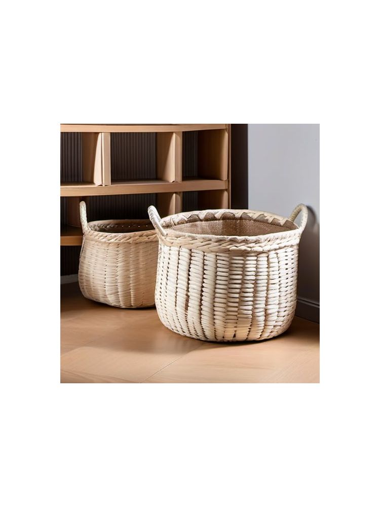 Woven Storage Baskets (Set of 3) - Premium