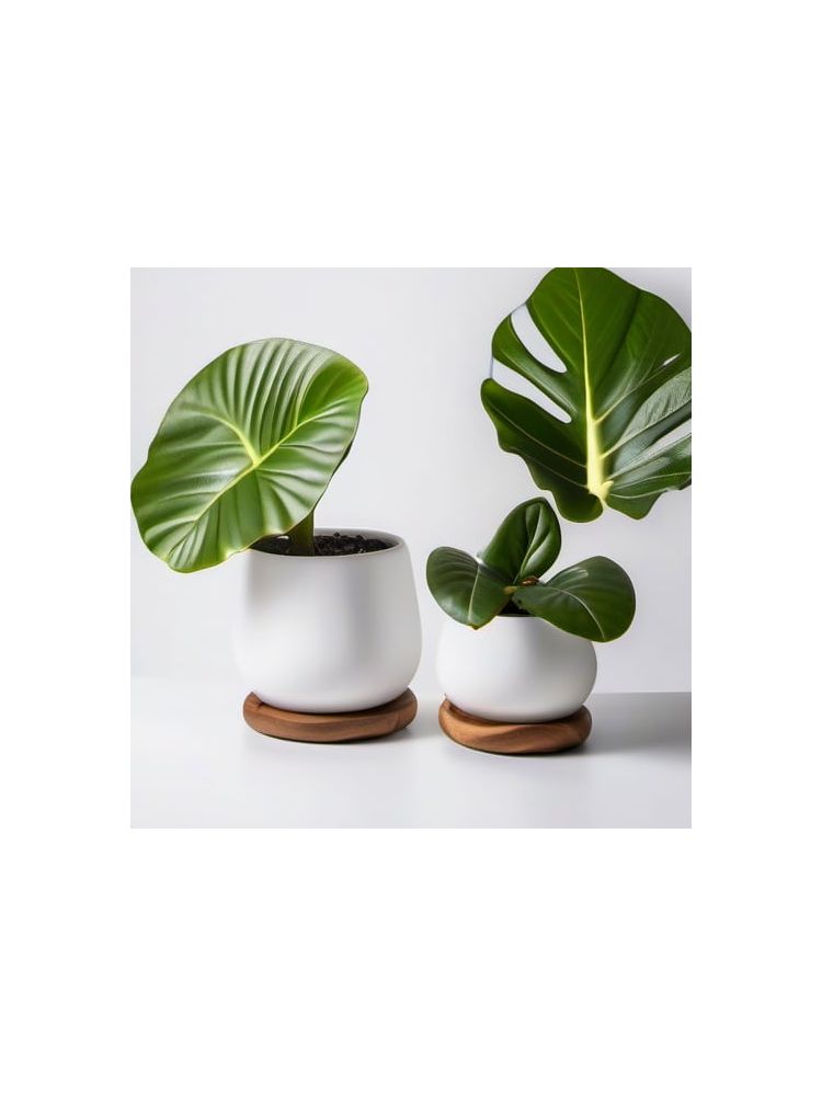 Indoor Fiddle Leaf Fig Planter Set - Compact