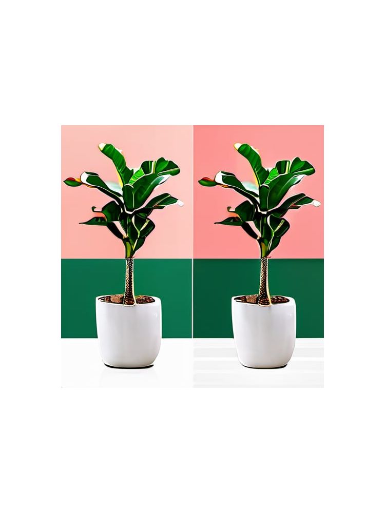 Indoor Fiddle Leaf Fig Planter Set - Compact