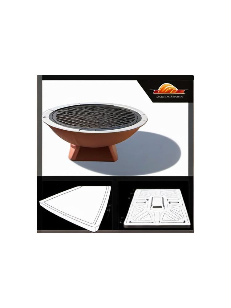 Cast Iron Outdoor Fire Pit - Plus