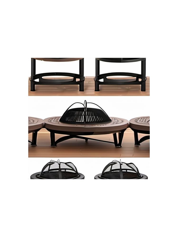 Cast Iron Outdoor Fire Pit - Premium