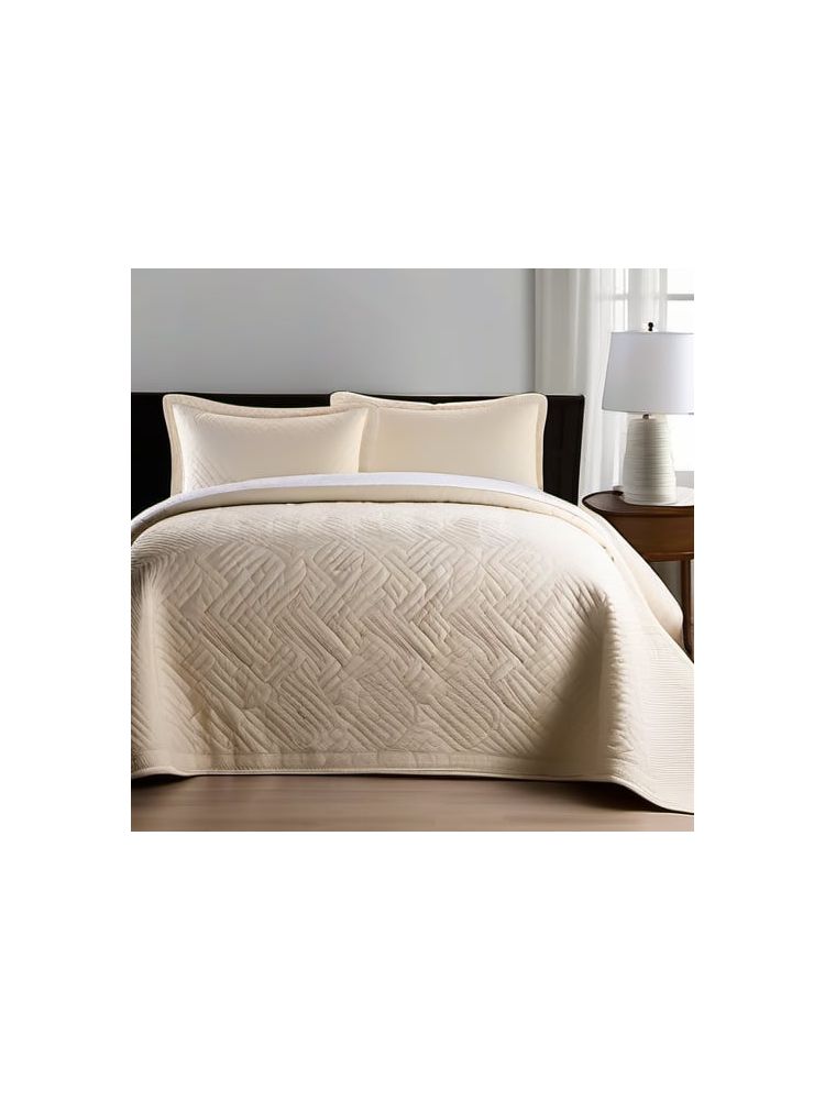 Cotton Quilted Bedspread Set - Plus