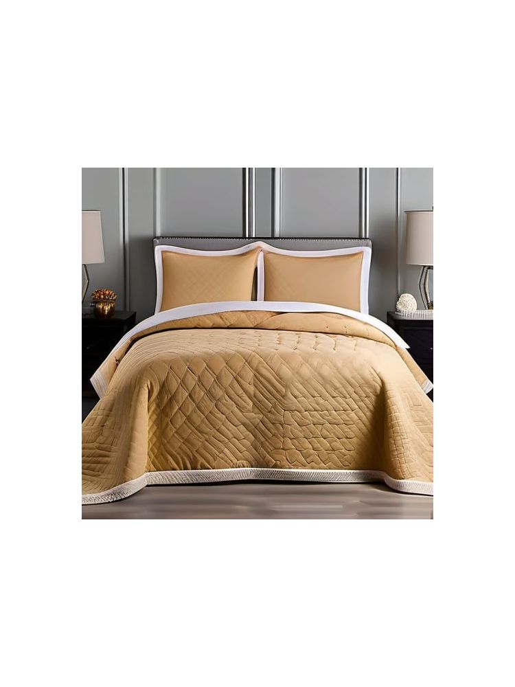 Cotton Quilted Bedspread Set - Plus