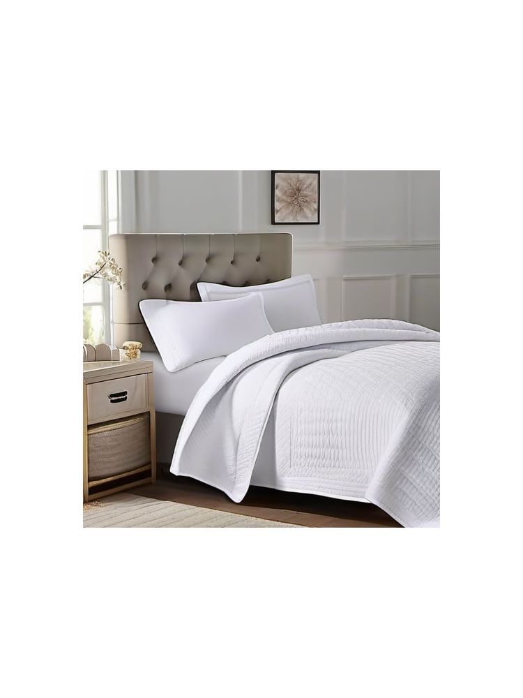 Cotton Quilted Bedspread Set - Deluxe
