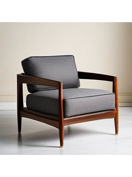 Mid-Century Accent Chair - Compact