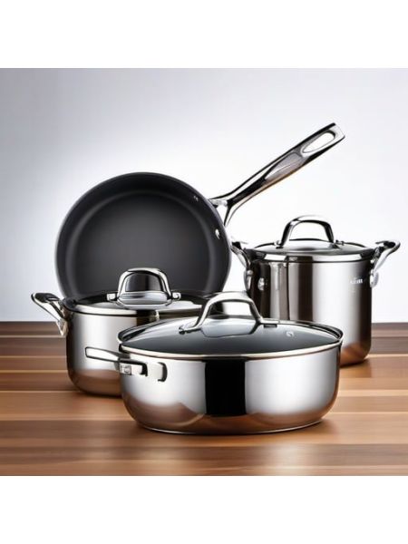 Stainless Steel Cookware Set (10-piece) - Pro