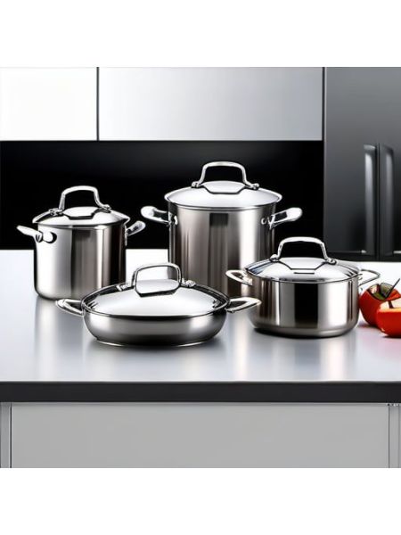 Stainless Steel Cookware Set (10-piece) - Lite