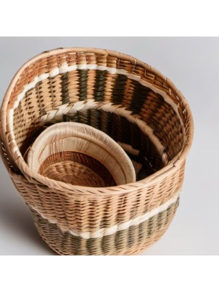 Woven Storage Baskets (Set of 3) - Compact