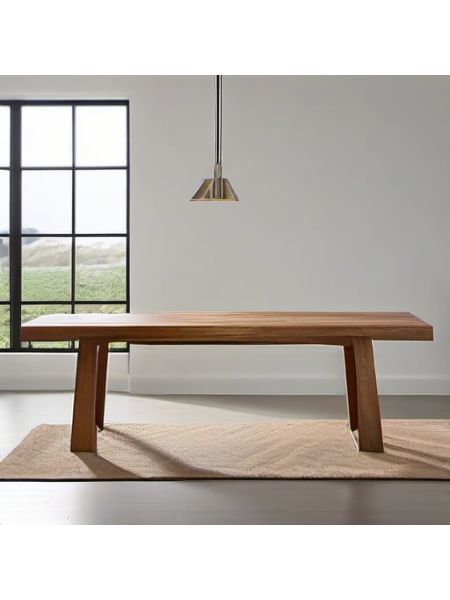 Solid Wood Dining Table - Premium