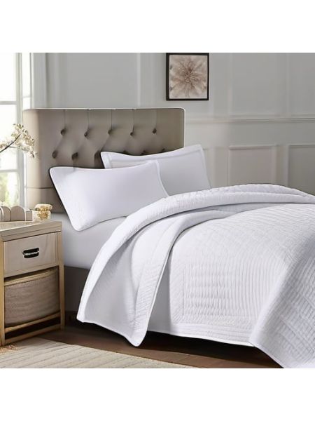 Cotton Quilted Bedspread Set - Deluxe